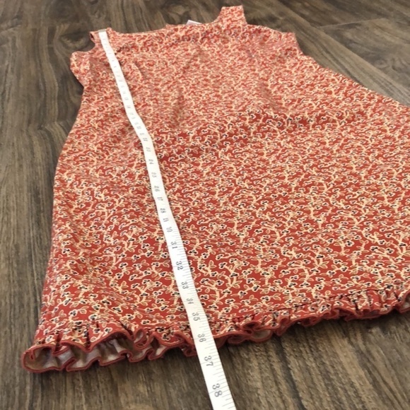 Liz Claiborne Liberty Floral Sleeveless Autumnal Midi Dress - Picture 9 of 12